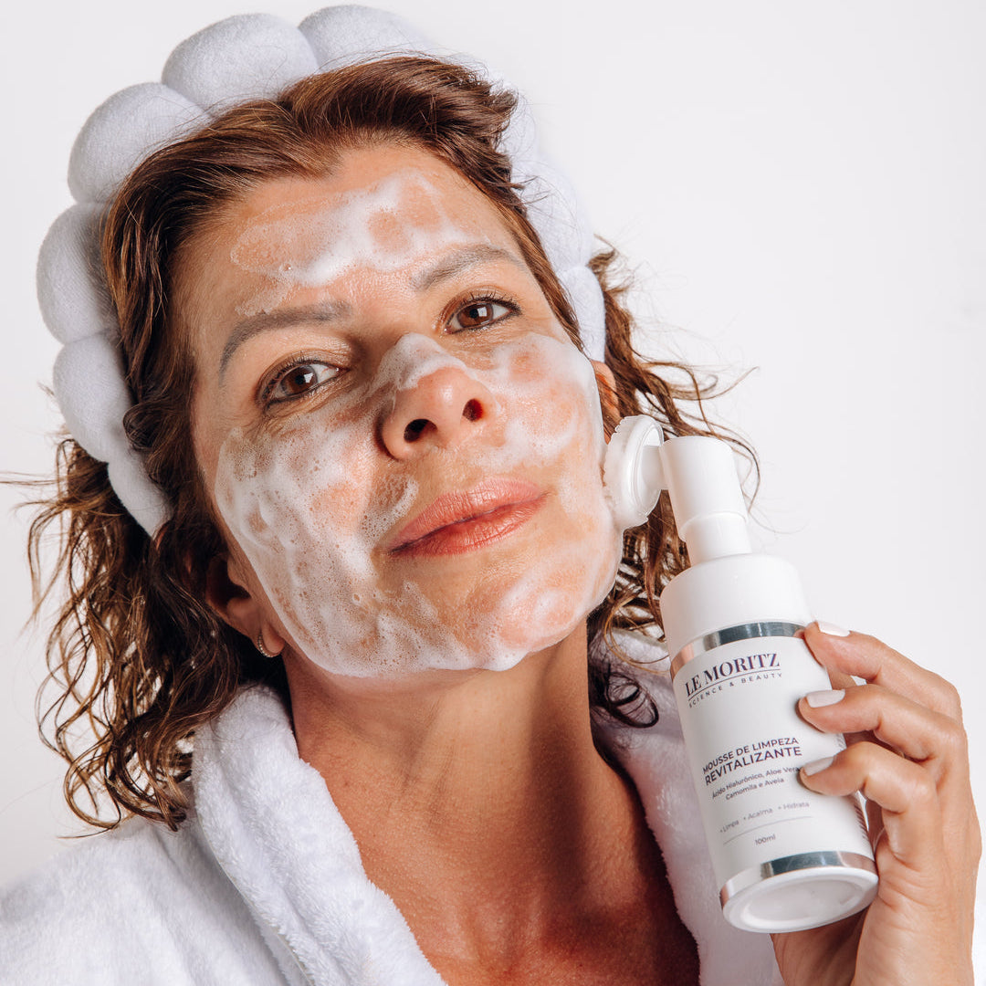 Mousse de Limpeza Revitalizante Le Moritz