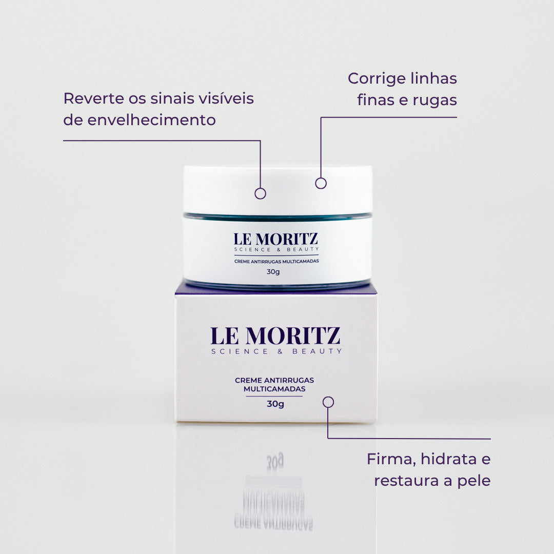 Creme Antirrugas Multicamadas Le Moritz