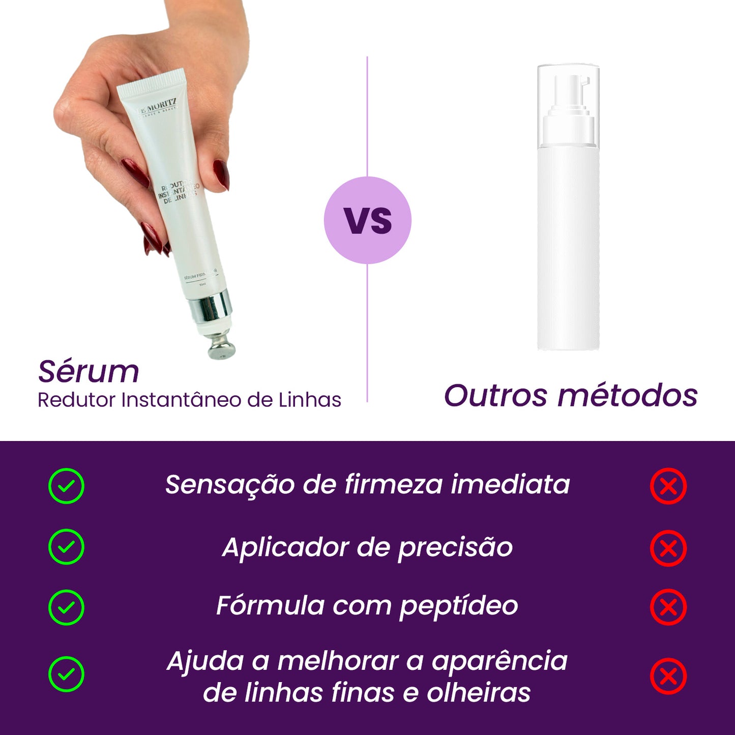 Sérum Redutor Instantâneo de Linhas Le Moritz