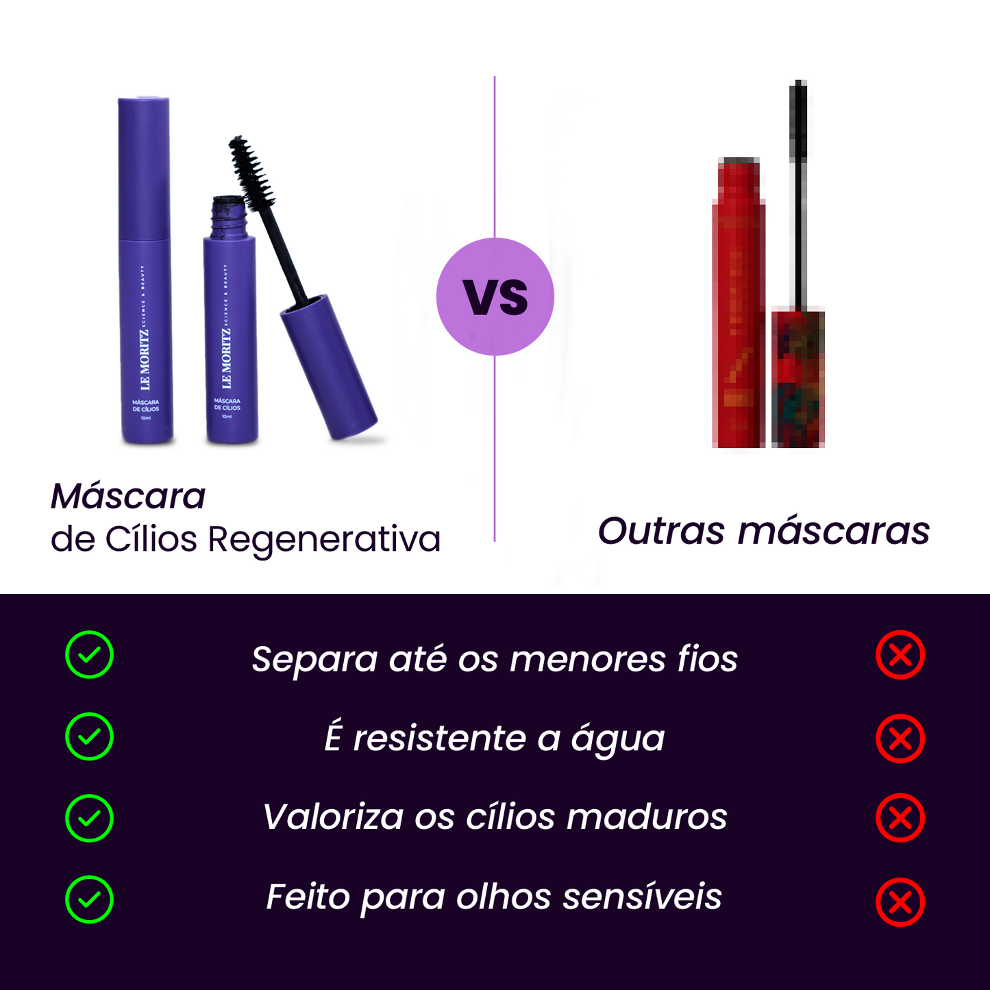 Máscara de Cílios Regenerativa Le Moritz