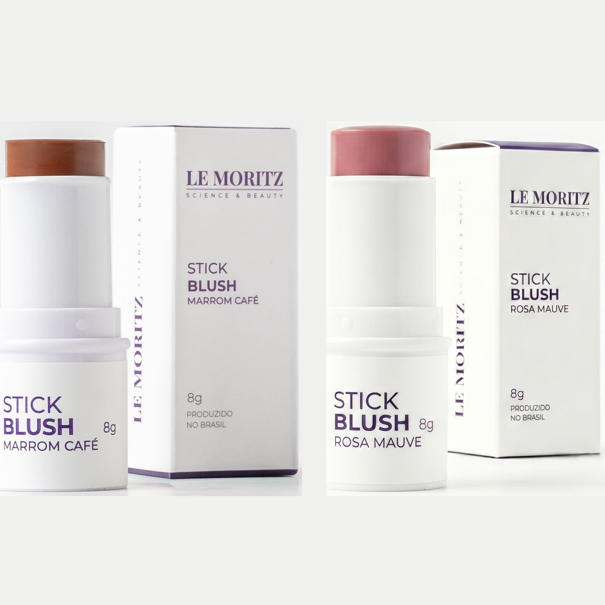 Kit Marrom Café + Rosa Mauve Le Moritz