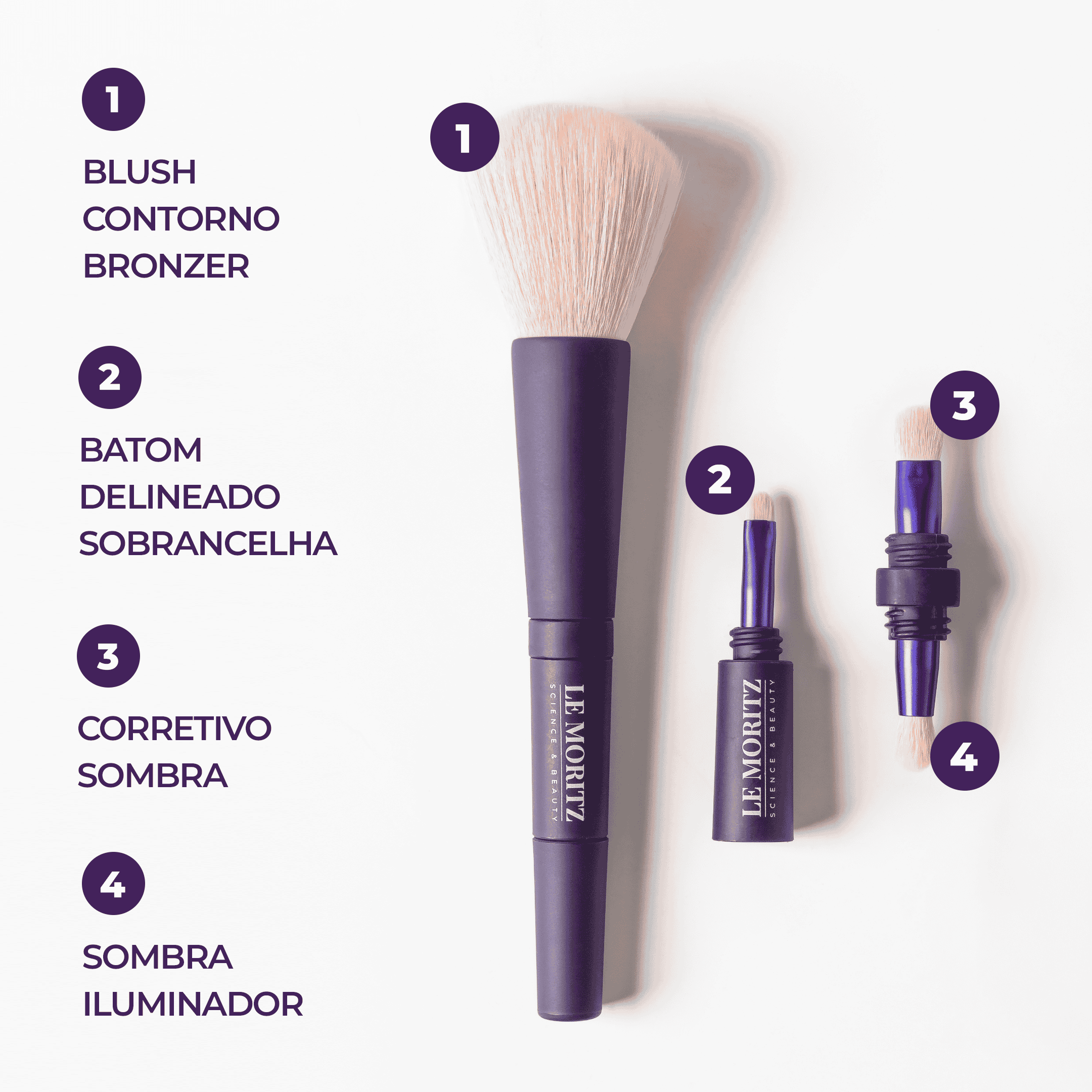 Kit Rosto & Olhos Le Moritz