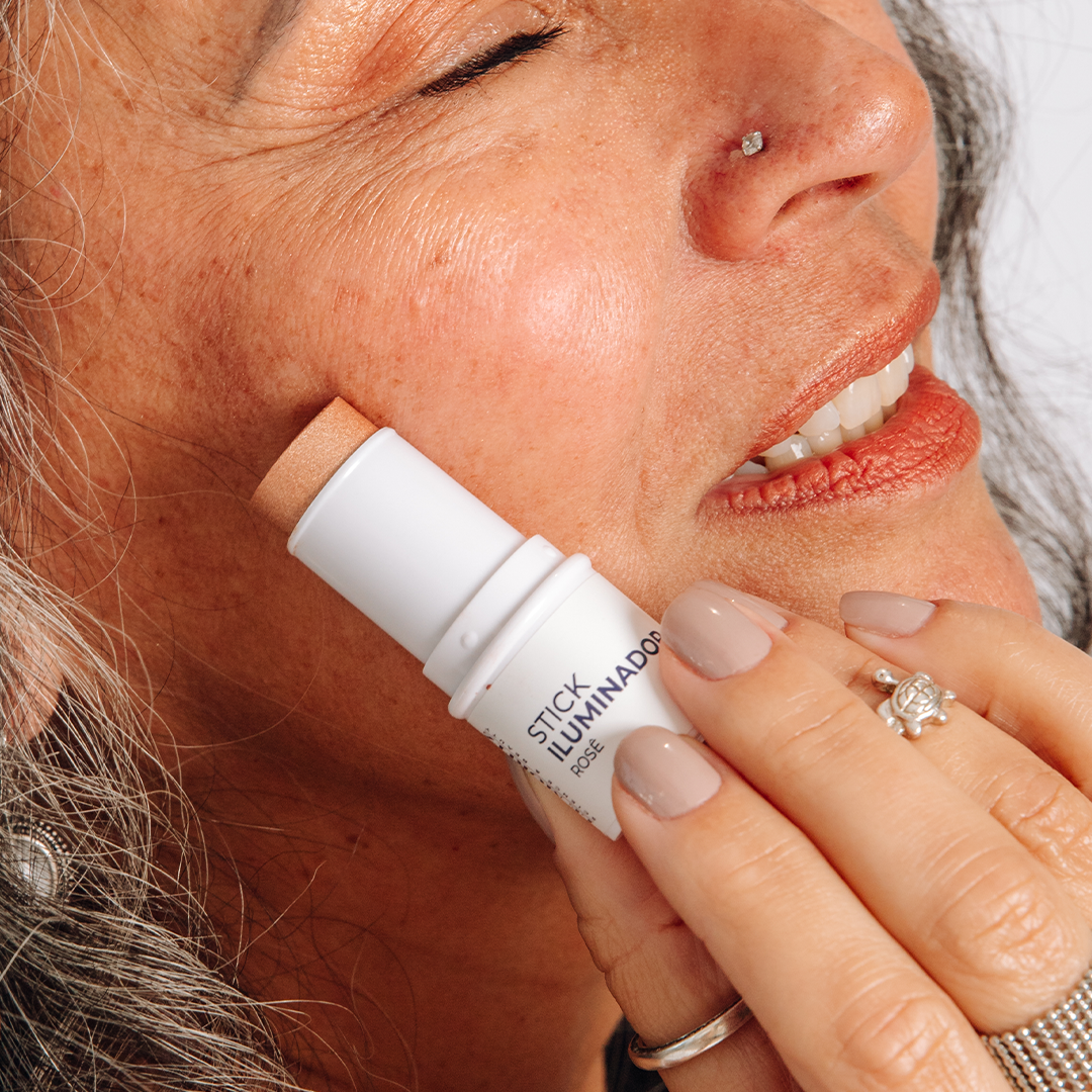 Stick Iluminador Rosê Le Moritz