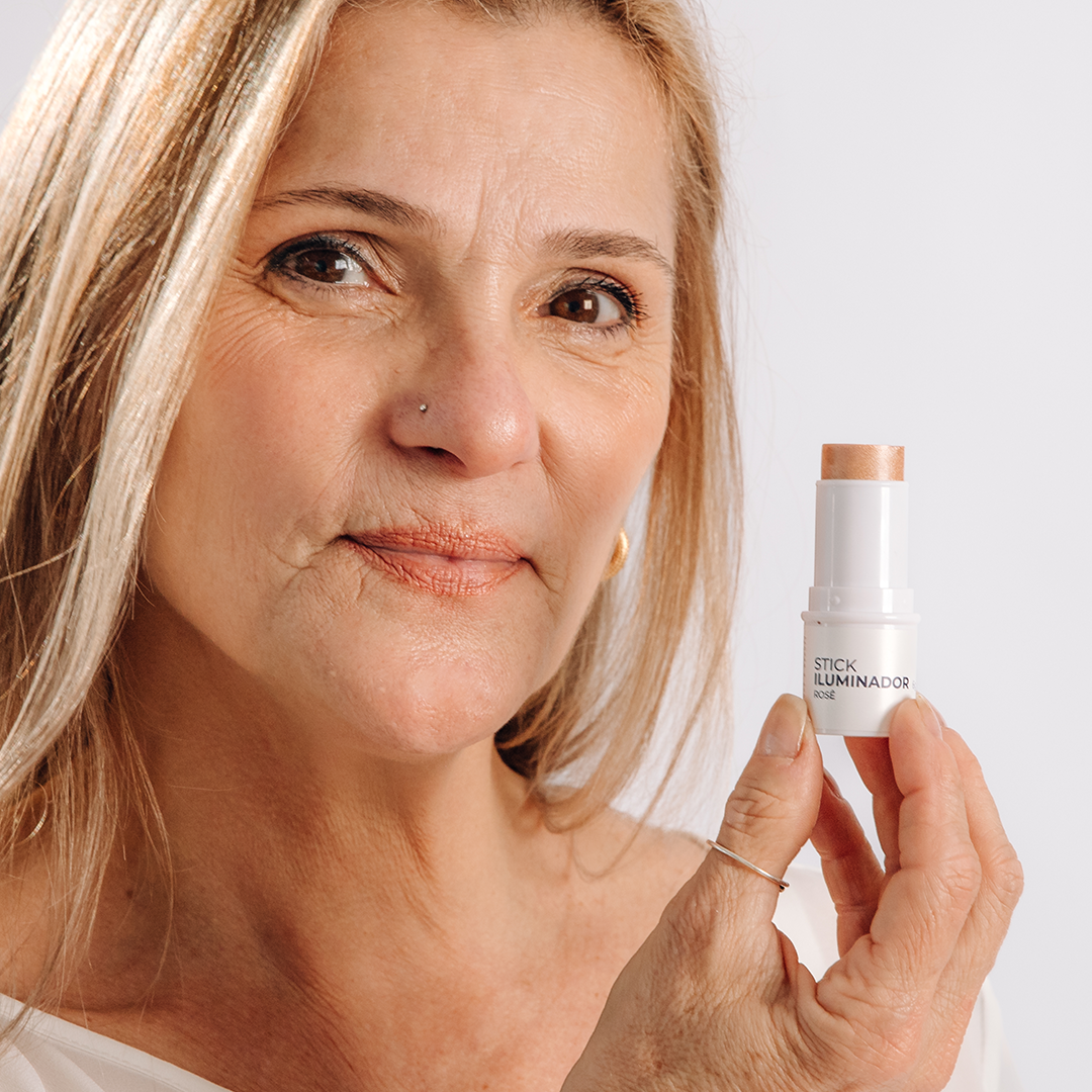 Stick Iluminador Rosê Le Moritz