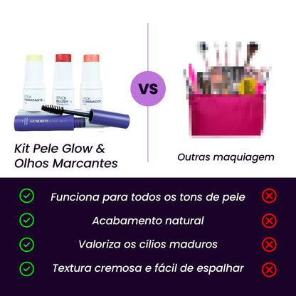 Kit Pele Glow & Olhos Marcantes Le Moritz | Edição Limitada