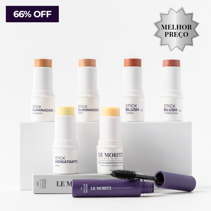 Kit Completo de Maquiagem Le Moritz | Edição Limitada