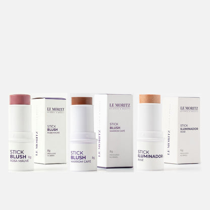 Kit Trio Mauve + Marrom + Rosê