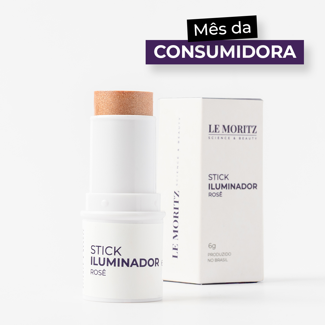 Stick Iluminador Rosê Le Moritz