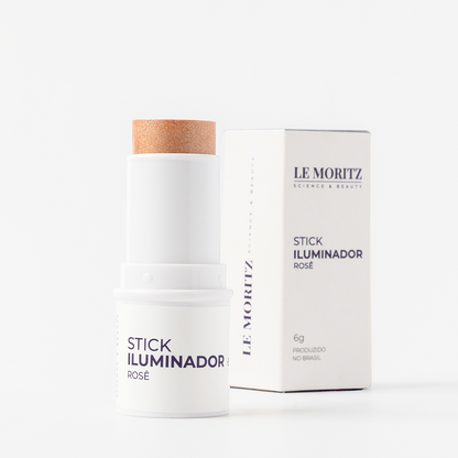 Stick Iluminador Rosê Le Moritz