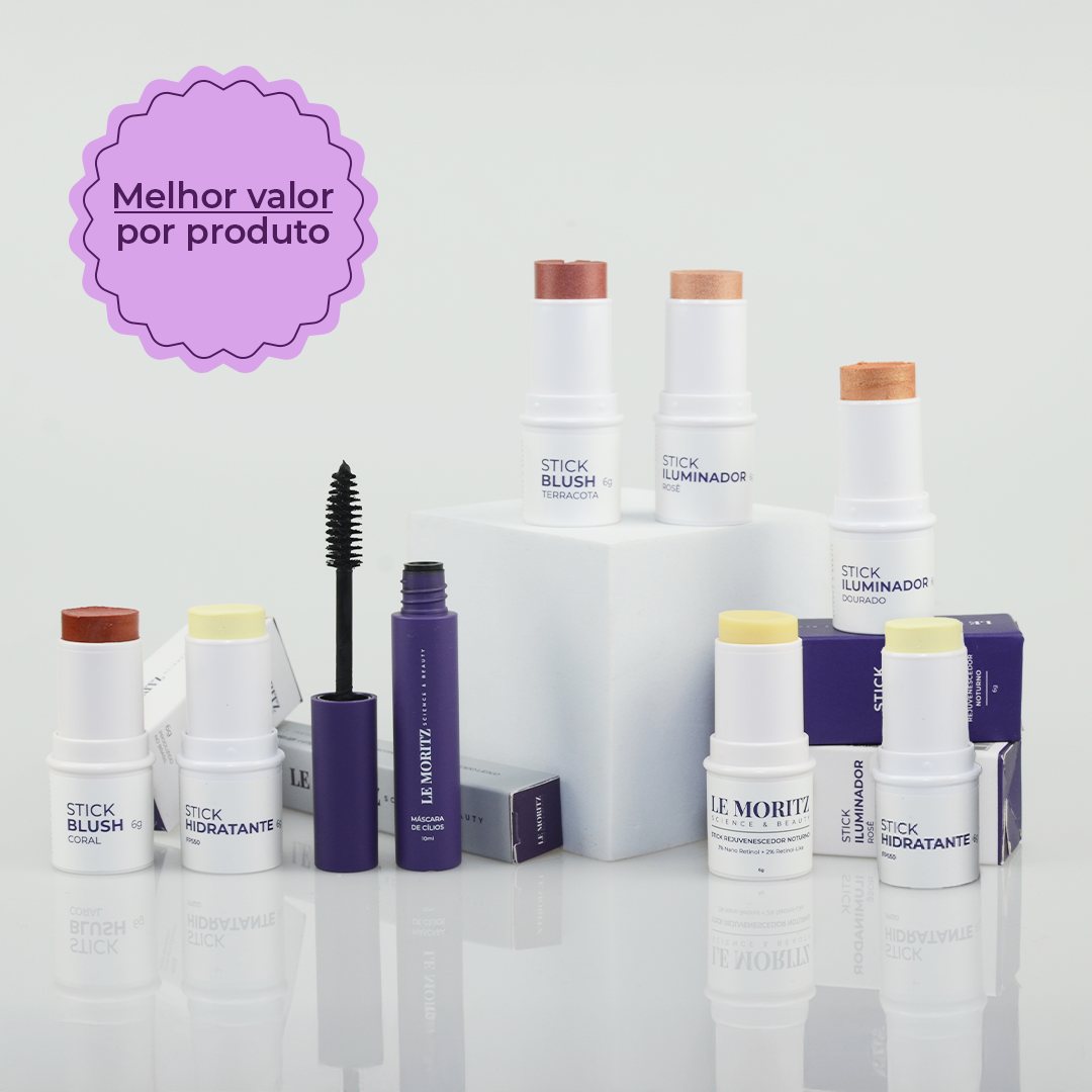 Kit Completo de Maquiagem Le Moritz | Edição Setembro