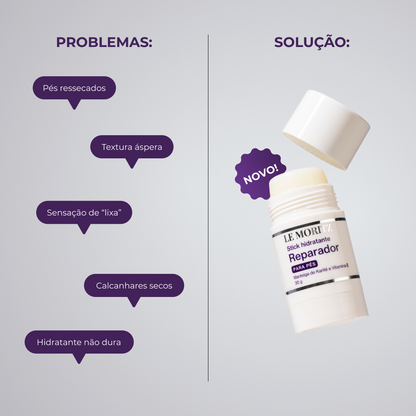 Stick Hidratante Reparador para Pés Le Moritz - imagem 2