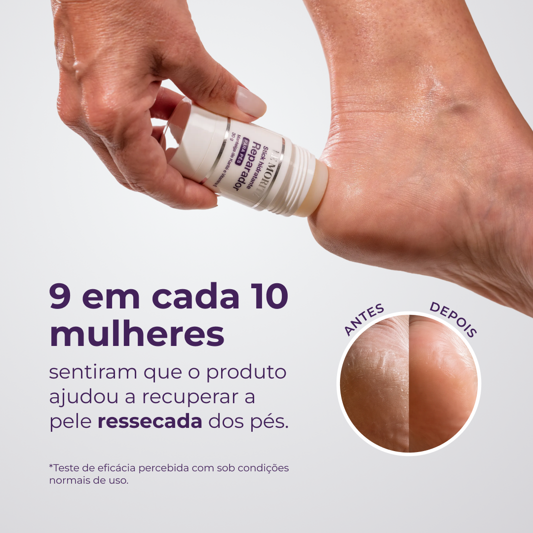 Stick Hidratante Reparador para Pés Le Moritz - imagem 5