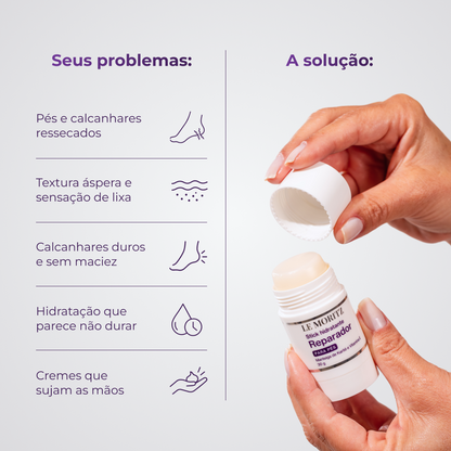 Stick Hidratante Reparador para Pés Le Moritz - imagem 8
